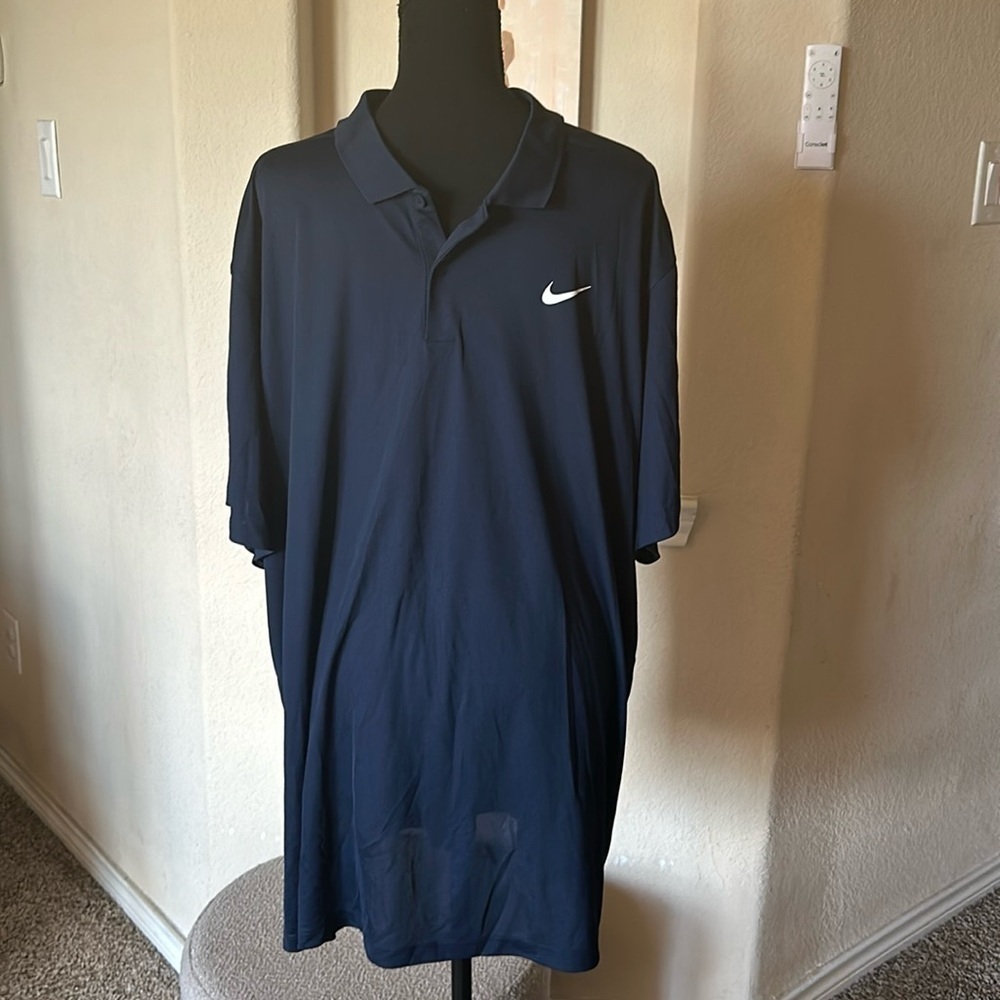 Nike Dri-FIT Men's Golf Polo NAVY BLUE NWT XXL NWOT